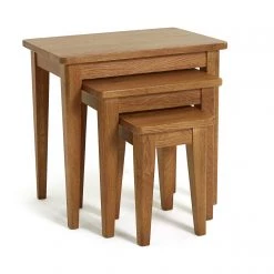 The Surprise Price - Habitat Nest Of 3 Tables Solid Oak Nest Of Tables