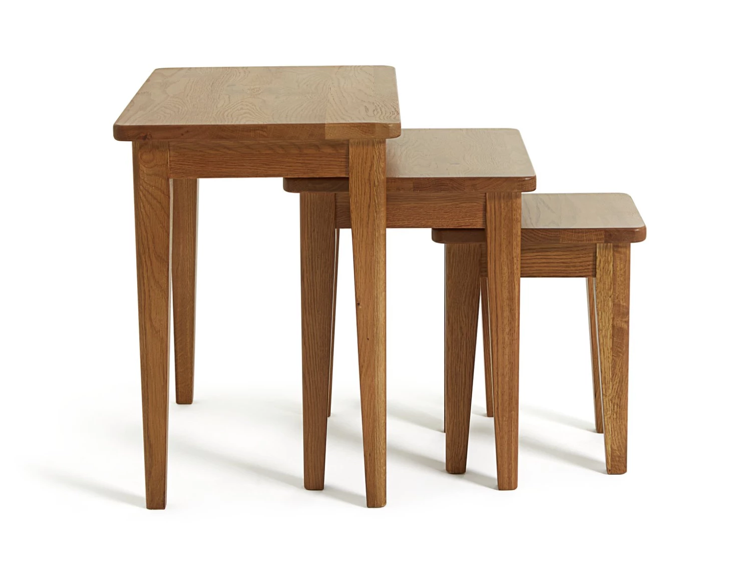 The Surprise Price - Habitat Nest Of 3 Tables Solid Oak Nest Of Tables 3 The Surprise Price - Habitat Nest Of 3 Tables Solid Oak Nest Of Tables - Image 3
