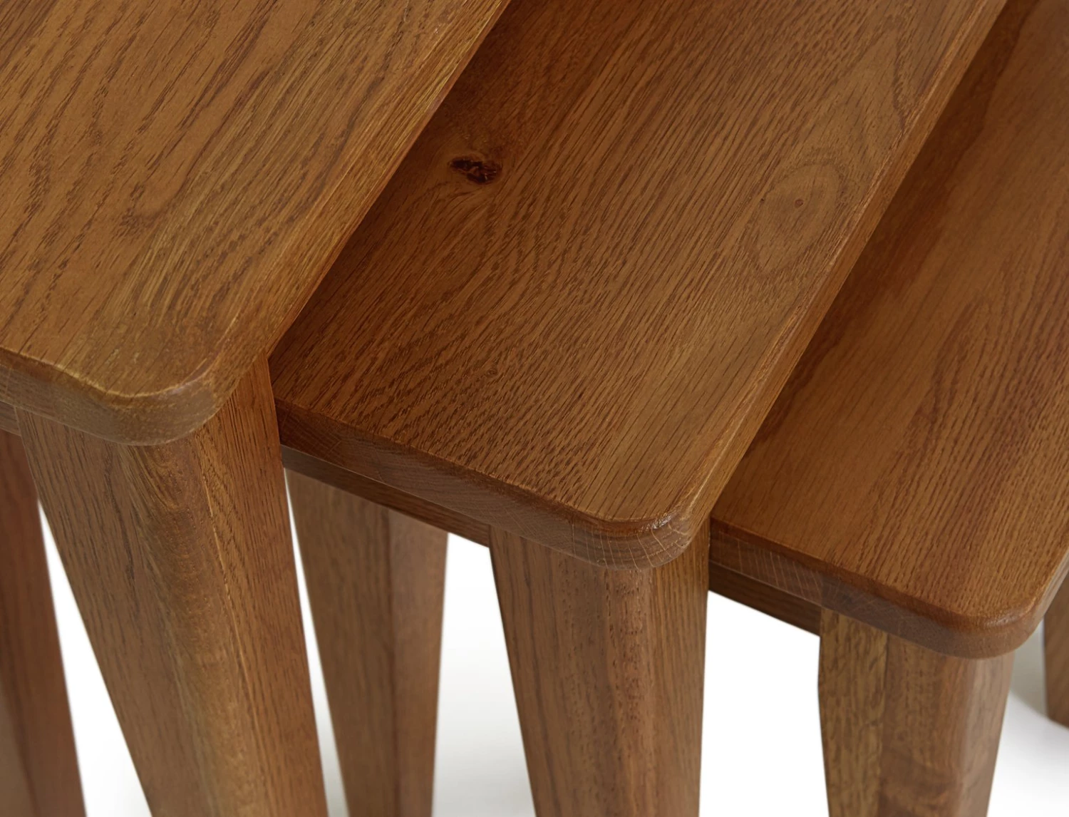 The Surprise Price - Habitat Nest Of 3 Tables Solid Oak Nest Of Tables 4 The Surprise Price - Habitat Nest Of 3 Tables Solid Oak Nest Of Tables - Image 4