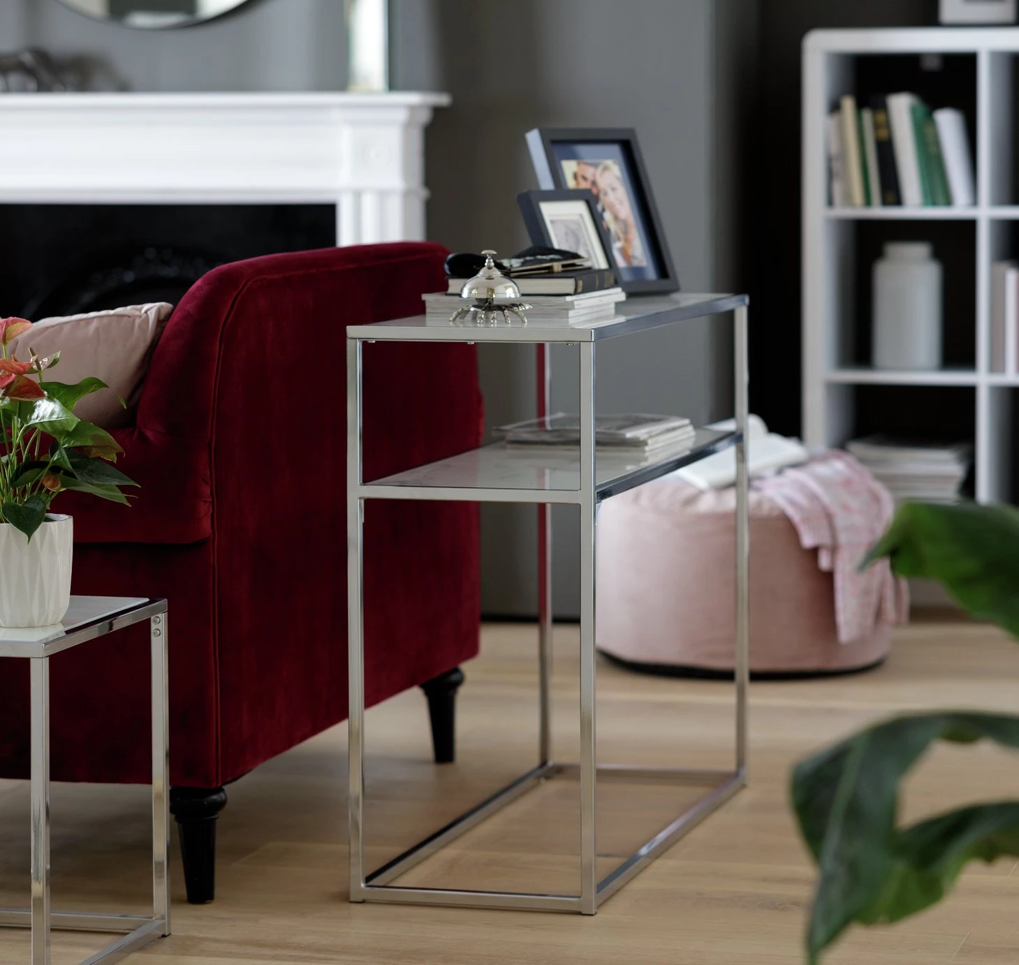 Flash Sale - Habitat Marble Effect Console Table Furniture 2 Flash Sale - Habitat Marble Effect Console Table Furniture - Image 2