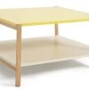 Flash Sale - Habitat Jive Coffee Table Oak & Yellow Coffee Tables