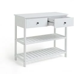 Flash Sale - Habitat 2 Drawer Console Table White Furniture -Furniture Tables store online unnamed file 714