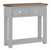 Discount - Habitat Kent 2 Drawer Console Table Light Grey Console Tables