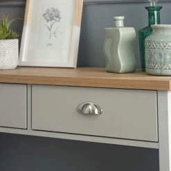 The Surprise Price - GFW Lancaster 2 Drawer Console Table Grey Furniture -Furniture Tables store online unnamed file 742