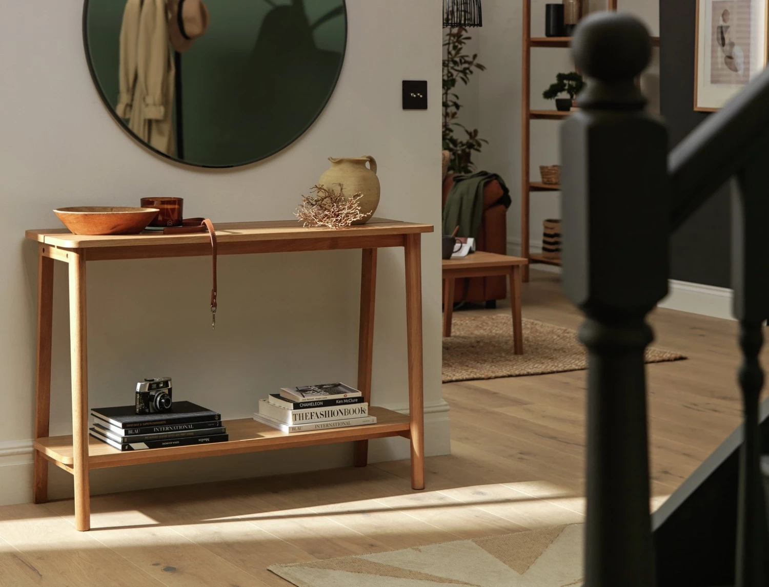 On Sale - Habitat Nel Console Table Oak Furniture 2 On Sale - Habitat Nel Console Table Oak Furniture - Image 2