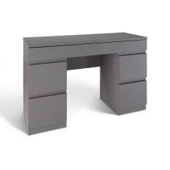The Surprise Price - Habitat Jenson 6 Drawer Dressing Table Desk Grey Gloss Furniture