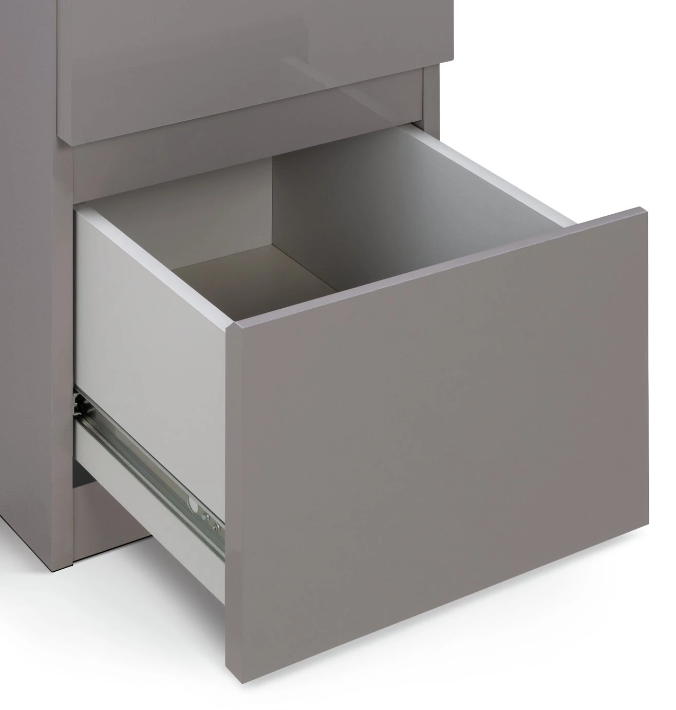 The Surprise Price - Habitat Jenson 6 Drawer Dressing Table Desk Grey Gloss Furniture 3 The Surprise Price - Habitat Jenson 6 Drawer Dressing Table Desk Grey Gloss Furniture - Image 3