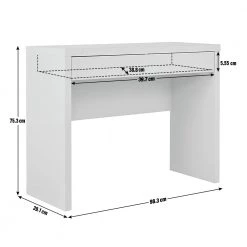 Best Price - Habitat Jenson Hollowcore Dressing Table Desk Grey Gloss Furniture -Furniture Tables store online unnamed file 840