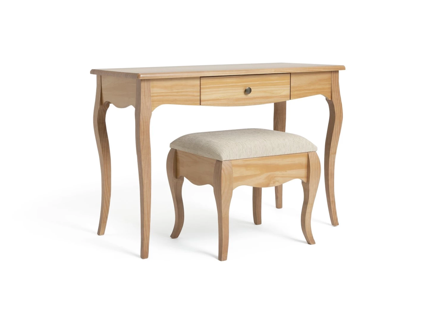The Surprise Price - Habitat Margot 1 Drawer Dressing Table & Stool Oak Furniture 1 The Surprise Price - Habitat Margot 1 Drawer Dressing Table & Stool Oak Furniture