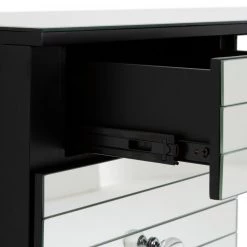 Free Shipping - Habitat Hepburn Mirror 5 Drawer Dressing Table Black Furniture -Furniture Tables store online unnamed file 872
