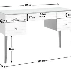 Free Shipping - Habitat Hepburn Mirror 5 Drawer Dressing Table Black Furniture -Furniture Tables store online unnamed file 877