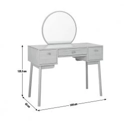 Best Price - Habitat Moorlands 3 Drawer Dressing Table Light Oak Veneer Furniture -Furniture Tables store online unnamed file 916