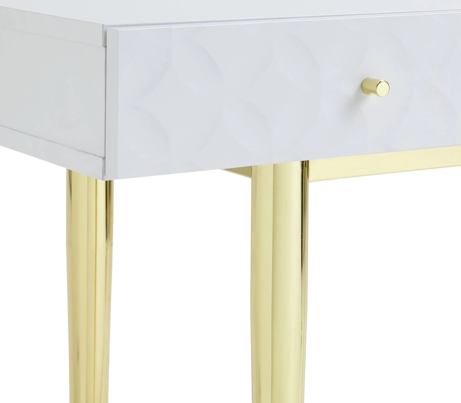 Discount - Habitat Sienna 2 Drawer Dressing Table White Furniture 5 Discount - Habitat Sienna 2 Drawer Dressing Table White Furniture - Image 5
