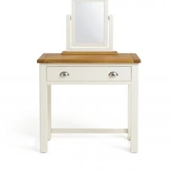 Flash Sale - Habitat Kent Dressing Table, Stool Mirror Cream/Oak Dressing Tables -Furniture Tables store online unnamed file 960