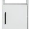 The Surprise Price - Habitat Oldham 1 Door Bedside Table White Bedside Tables