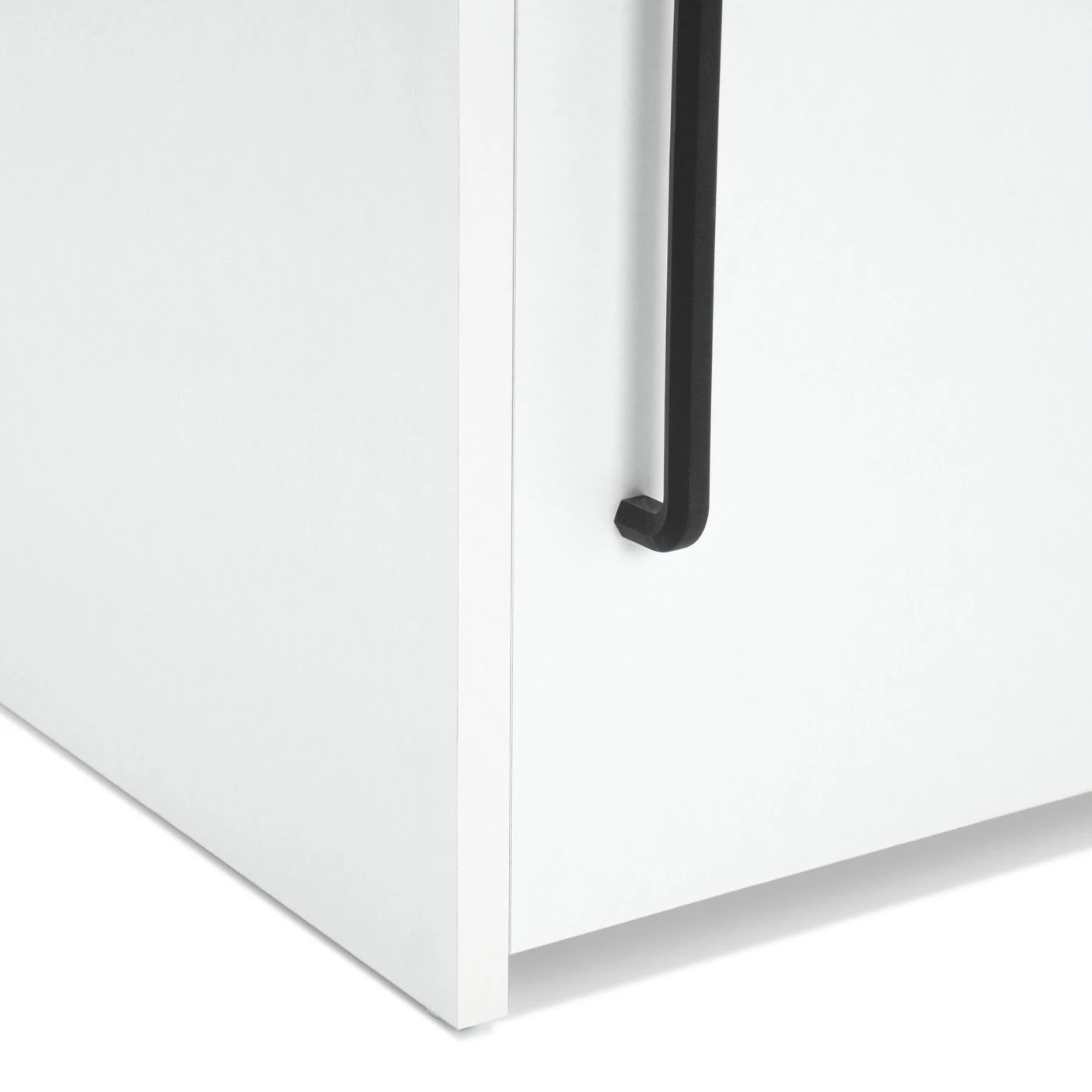 The Surprise Price - Habitat Oldham 1 Door Bedside Table White Bedside Tables 4 The Surprise Price - Habitat Oldham 1 Door Bedside Table White Bedside Tables - Image 4