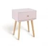The Surprise Price - Habitat Otto 1 Drawer Bedside Table Pink Bedside Tables
