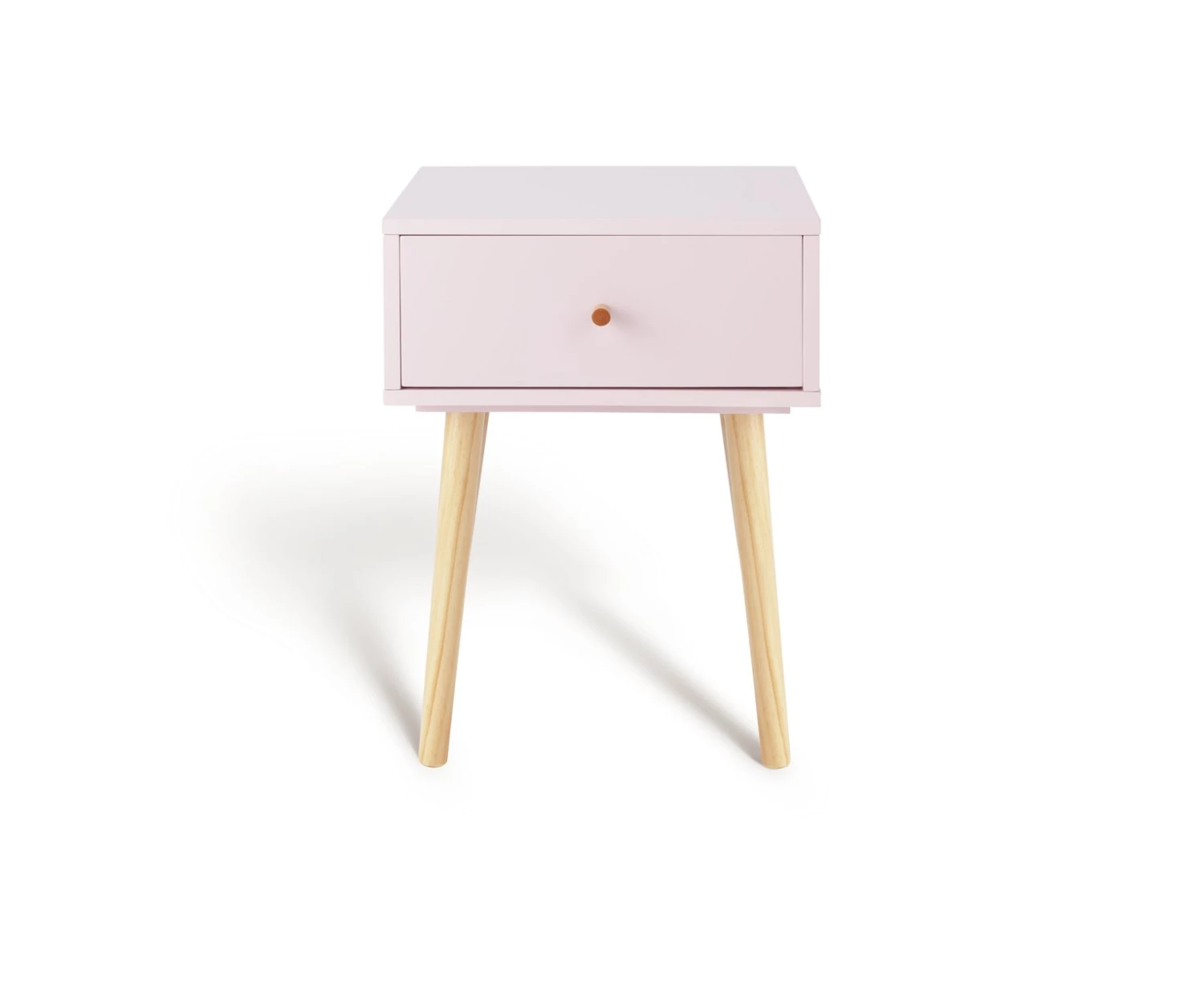 The Surprise Price - Habitat Otto 1 Drawer Bedside Table Pink Bedside Tables 4 The Surprise Price - Habitat Otto 1 Drawer Bedside Table Pink Bedside Tables - Image 4